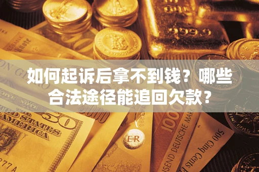 武汉如何起诉后拿不到钱？哪些合法途径能追回欠款？