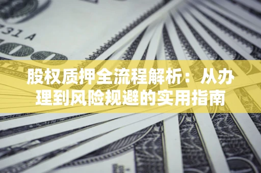武汉股权质押全流程解析：从办理到风险规避的实用指南