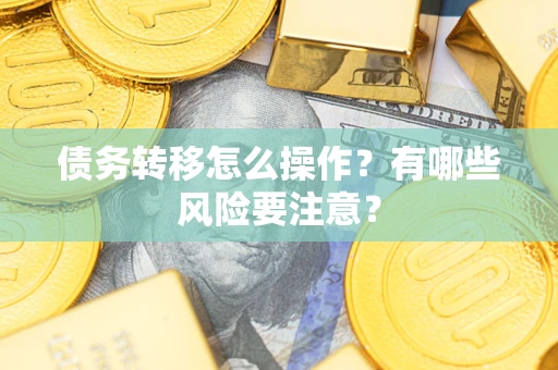 武汉债务转移怎么操作？有哪些风险要注意？