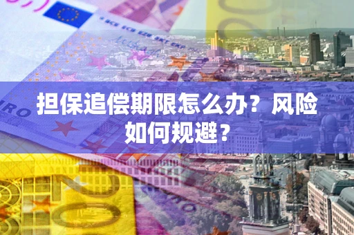 武汉担保追偿期限怎么办？风险如何规避？
