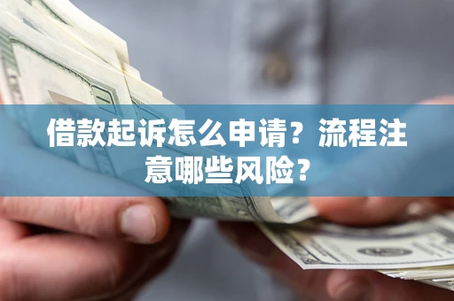 武汉借款起诉怎么申请？流程注意哪些风险？