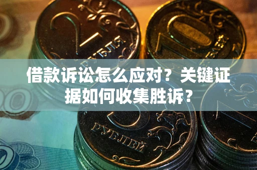 武汉借款诉讼怎么应对？关键证据如何收集胜诉？