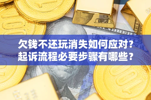 武汉欠钱不还玩消失如何应对？起诉流程必要步骤有哪些？