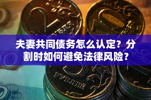 武汉夫妻共同债务怎么认定？分割时如何避免法律风险？