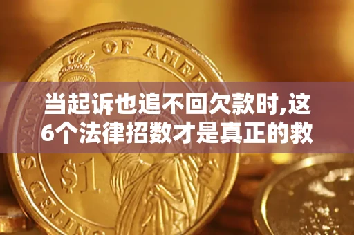 武汉当起诉也追不回欠款时,这6个法律招数才是真正的救命稻草